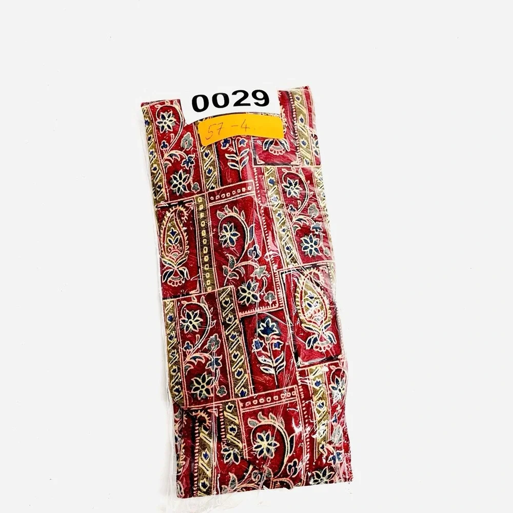 ✅Zenio Silk Mens Tie Red Paisley Floral Jacquard ❗️Handmade Silky Smooth #️⃣0029